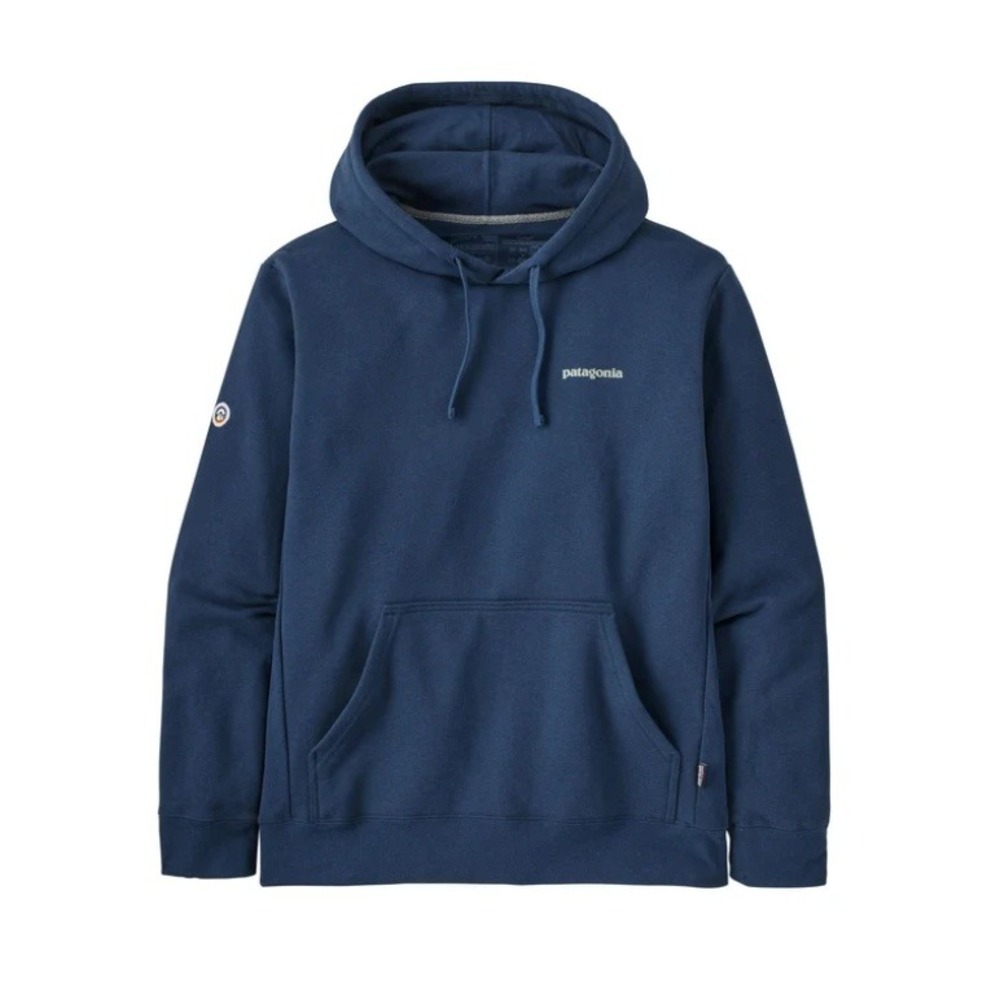 Patagonia Fitz Roy Icon Uprisal Hoody Recycled Fleece Lagom Blue Men's Medium